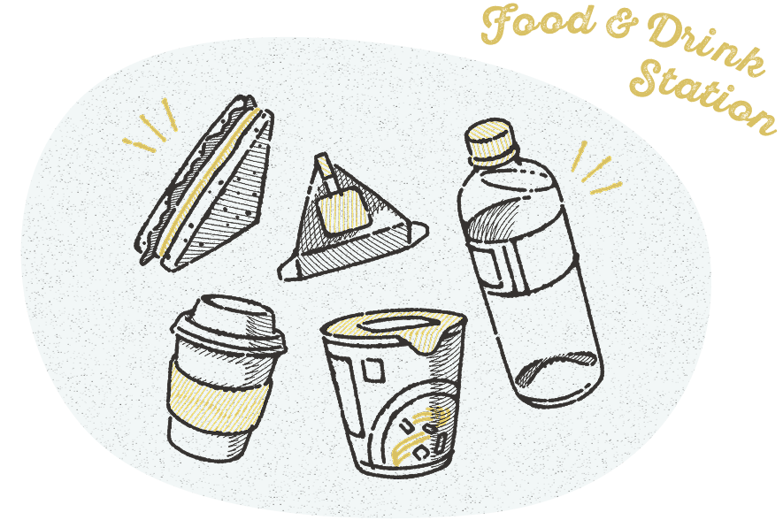 Convenient shop for provisions inside the hotel